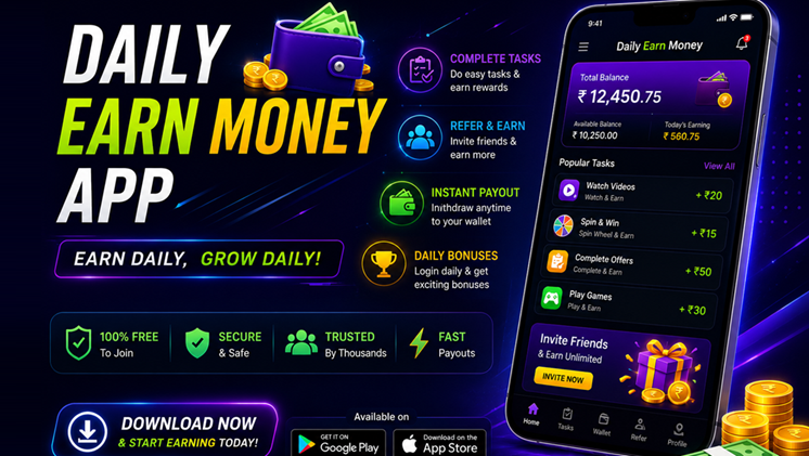 Daily Earn Money App Guide 2026 | Best Apps to Earn Cash Online